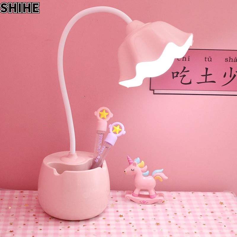 SHIHE Đèn Led Bảo Vệ Mắt Đèn Bàn Phòng Ngủ Đèn Đọc Sách Và Học Tập Hai Cấp Độ Ánh Sáng Dễ Vận Hành