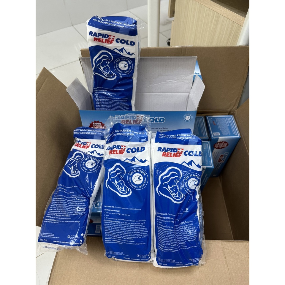 Băng vệ sinh lạnh giảm đau Rapid Relief cho mẹ sau sinh