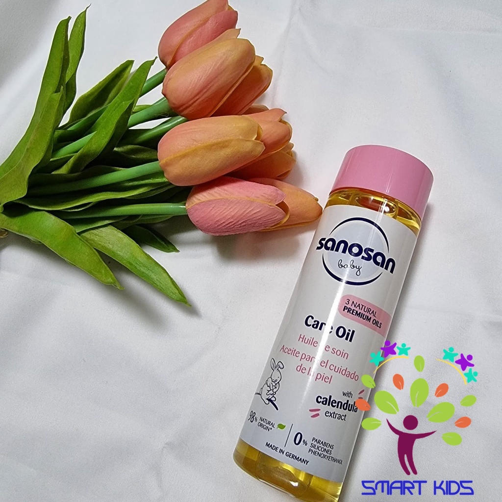 Dầu mát xa sanosan baby care oil 100ml và 200ml