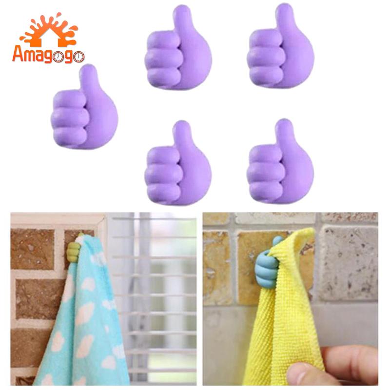 Bộ 5 Kẹp Giữ Dây Cáp Hình Ngón Tay Cái