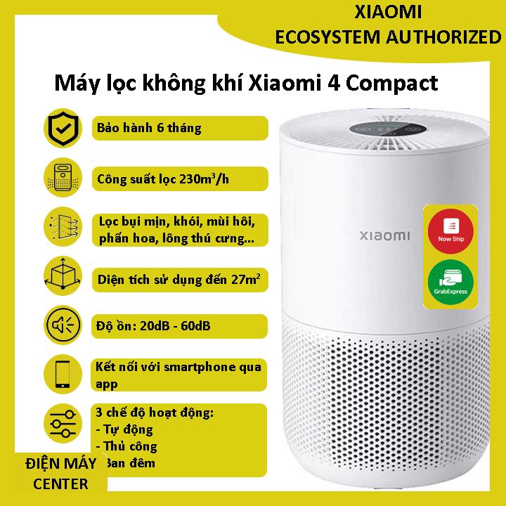 Máy lọc không khí Xiaomi 4 Compact  (Bản Quốc tế) - Bảo hành 12 tháng DGW - Shop MI Ecosystem Authorized