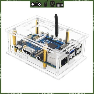 Vỏ Bọc Bằng acrylic Thông Dụng Cho orange pi 3b enclosure Dễ Truy Cập Tất Cả Các Cổng