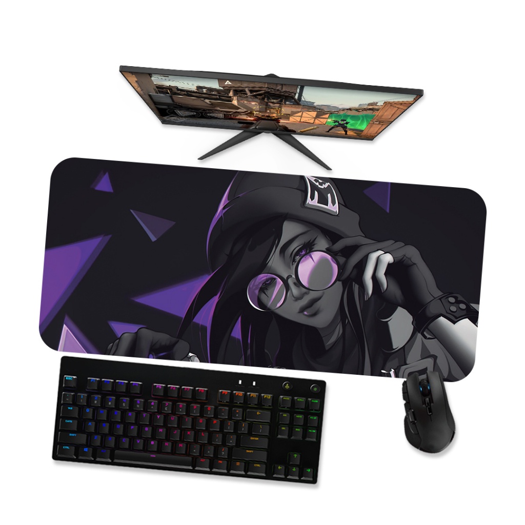 Miếng Lót Chuột Game Thủ - Valorant Killjoy 1 - Mousepad Grande 90x40 80x40 60x40 70x30