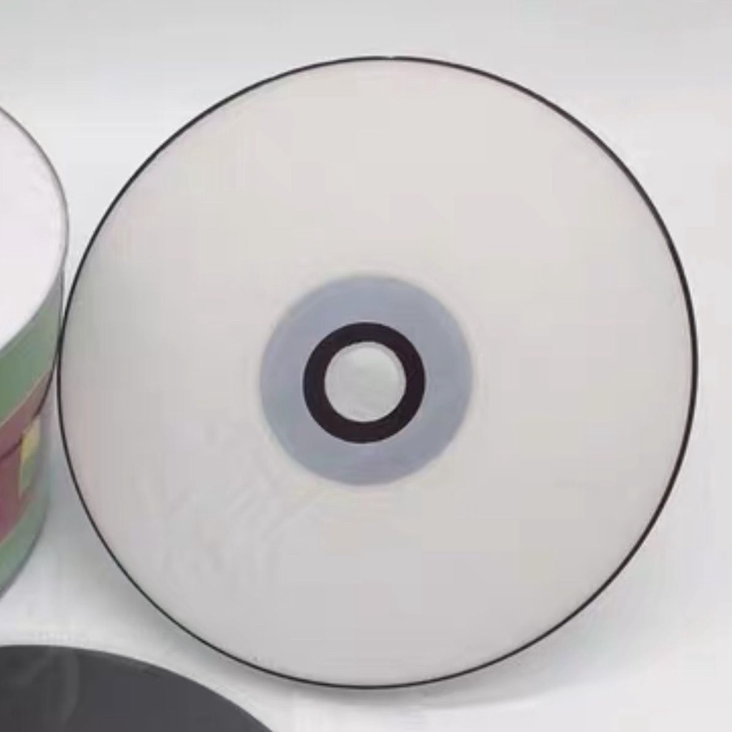 Đĩa CD trên xe hơi ô tô đĩa CD tùy chỉnh đĩa DJ ghi âm nhạc nhảy múa màu trắng đĩa CD in nhạc lossle