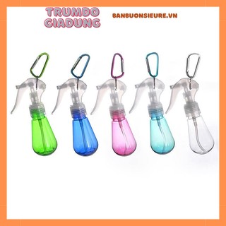 Chai xịt cồn khử khuẩn 60ml - bình xịt phun sương có móc treo chìa khóa