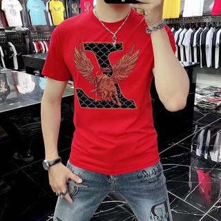 Áo Nam Làm Nóng Kim Cương Bay Bò Thoáng Khí Cotton Nguyên Chất Đáy Áo Bé Trai Top