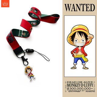 J· dây đeo thẻ one piece nhật bản anime dây đeo móc điện thoại dây đeo thẻ học sinh