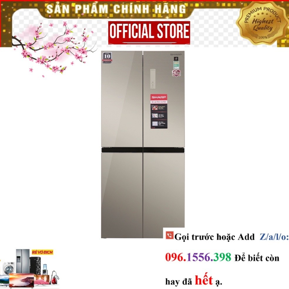 Tủ Lạnh Sharp Inverter 401 Lít SJ-FXP480VG-CH ~P&G