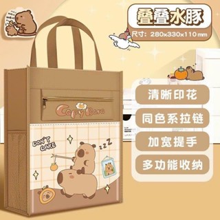 Túi học thêm túi học phụ đạo cho bé đi học cặp sách vải chống thấm nước Túi Học Thêm Hoạt Hình cho Bé