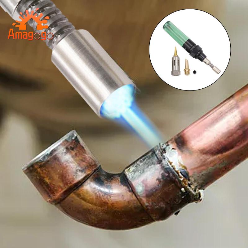 Amagogo Bút Hàn Sắt Hàn Khí gas Có Thể Uốn Cong