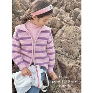 (Hàng có sẵn) A531: (110-150) áo len QC bé gái