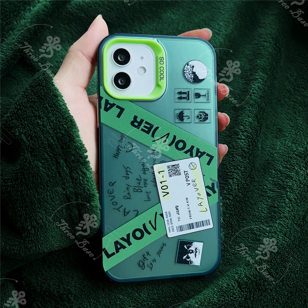 Ốp Điện Thoại Hình btss-613 v layover taehyung Cho iphone 14 x xs xr xsmax 11 11promax 12pro 13mini 13pro 14plus 14promax