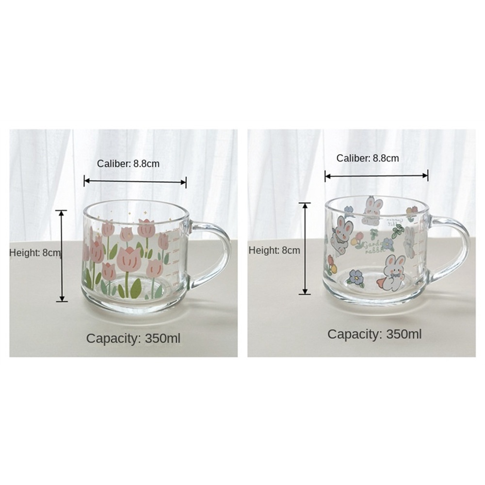 Ins 350ml Ly Sữa Trong Suốt In Hình Dễ Thương Cốc Gia Đình Cà Phê Sữa Ấm Đun Nước Ăn Sáng Cho Bé Gái Quà Tặng Bé Trai top11.vn