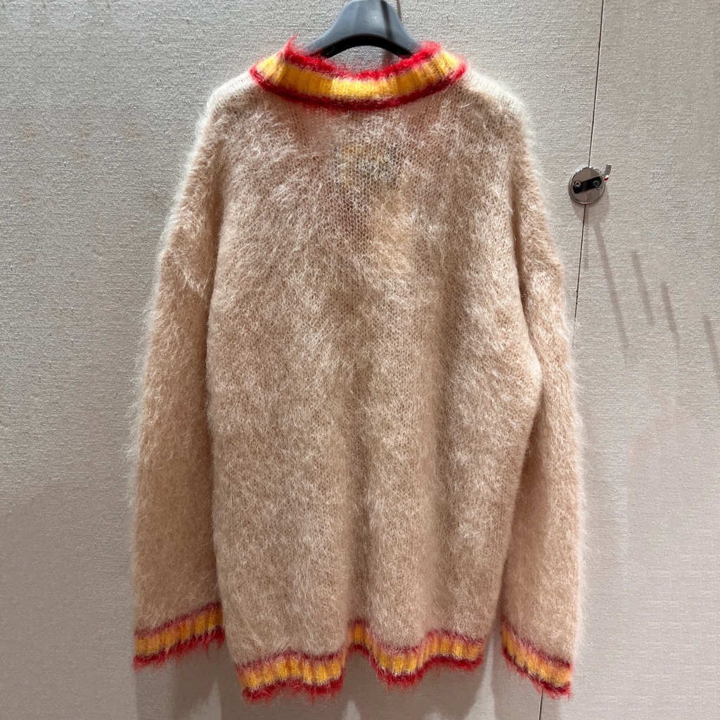 Áo Len Tay Dài Cổ Chữ v Màu Sắc Thời Trang Thu Đông Cho Nữ áo sweater áo khoác cardigan