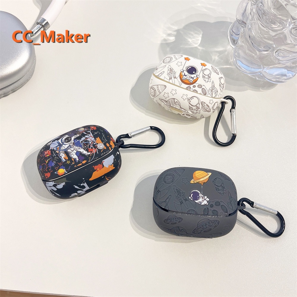 For Baseus Bowie M2S Case Cartoon Astronaut Silicone Soft Case Baseus M2S Shockproof Case Protective Cover Solid Color Baseus Bowie M2S Case