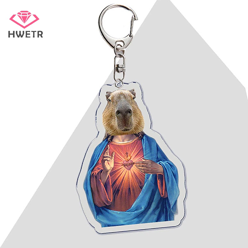 Móc Khóa Hình capybara Bằng acrylic Dễ Thương Cho Nữ Mới