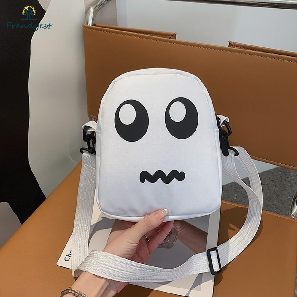 Túi Đeo Vai / Đeo Chéo Có Khóa Kéo Họa Tiết Hoạt Hình Dễ Thương Thời Trang Cho Bạn Gái