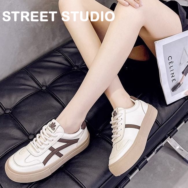 STREET STUDIO Giày Thể Thao Nữ Đế Siêu Nhẹ Thoáng Khí Thời Trang Thiết Kế Mới Cho Nữ 2023 NEW FYD239032A 36Z230905