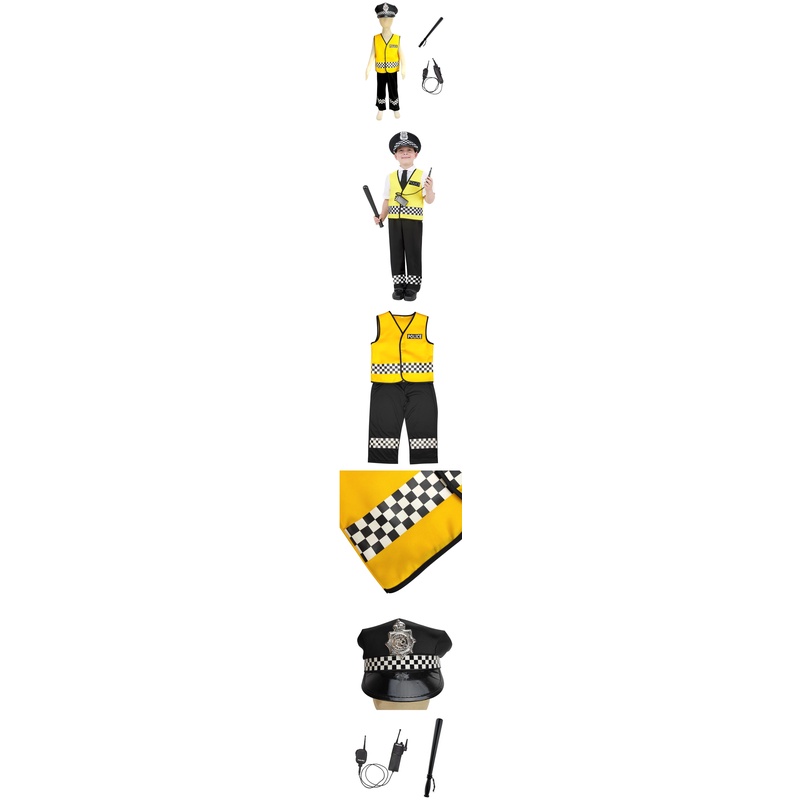 Set Đồ Hóa Trang Cảnh Sát 5 Món Cho Bé