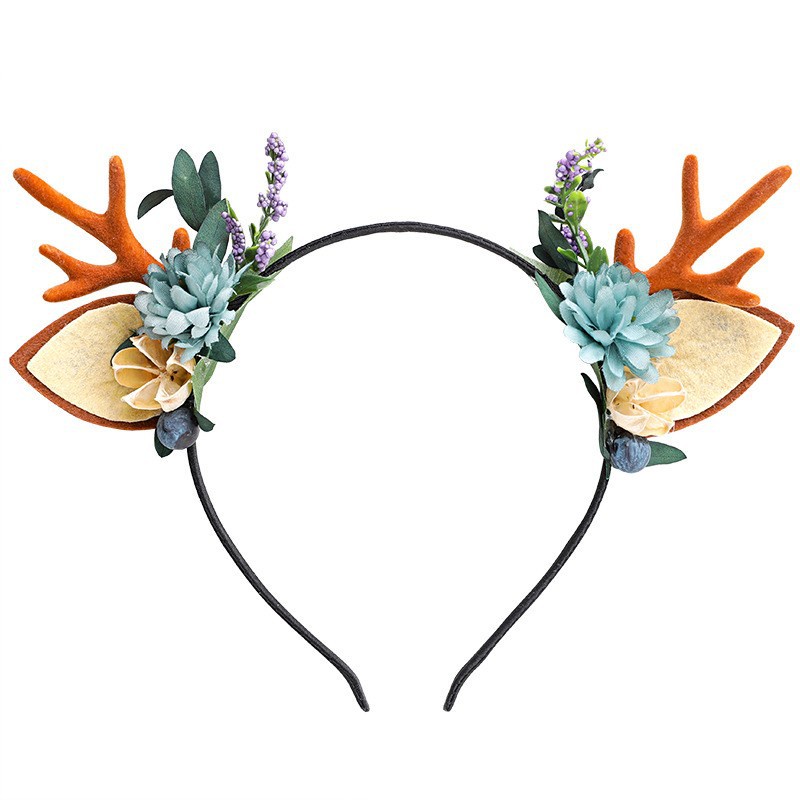 Cài Tóc Hình Sừng Hươu Phát Sáng Độc Đáo Cho Bé