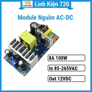 Module nguồn ac-dc input 85-265vac output 12vdc 8a 100w