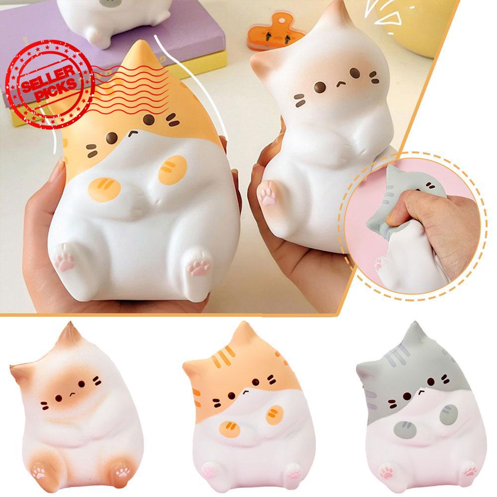 Dễ Thương Đồ Chơi Xốp Squishy Giảm Stress Hình Mèo Con Xinh Xắn Cho Bé x0p7