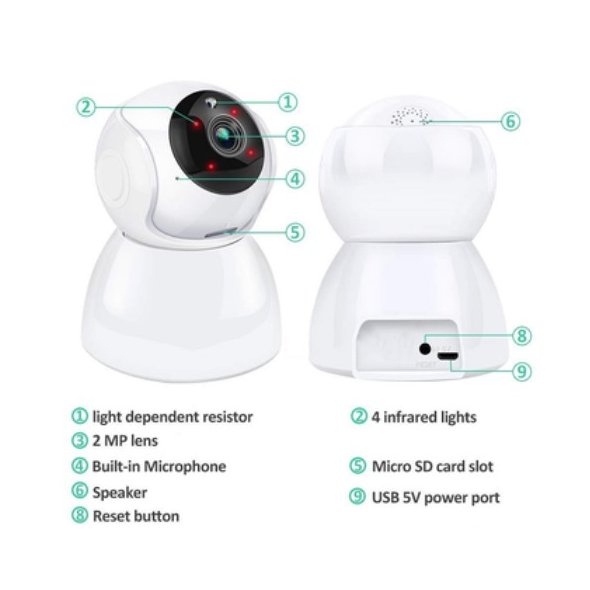 🔥MỚI🔥XIAOMI STYLE Camera quan sát mới V380 Pro 1080P Camera quan sát WiFi IP không dây Camera an ninh gia đình với Tự độ | BigBuy360 - bigbuy360.vn