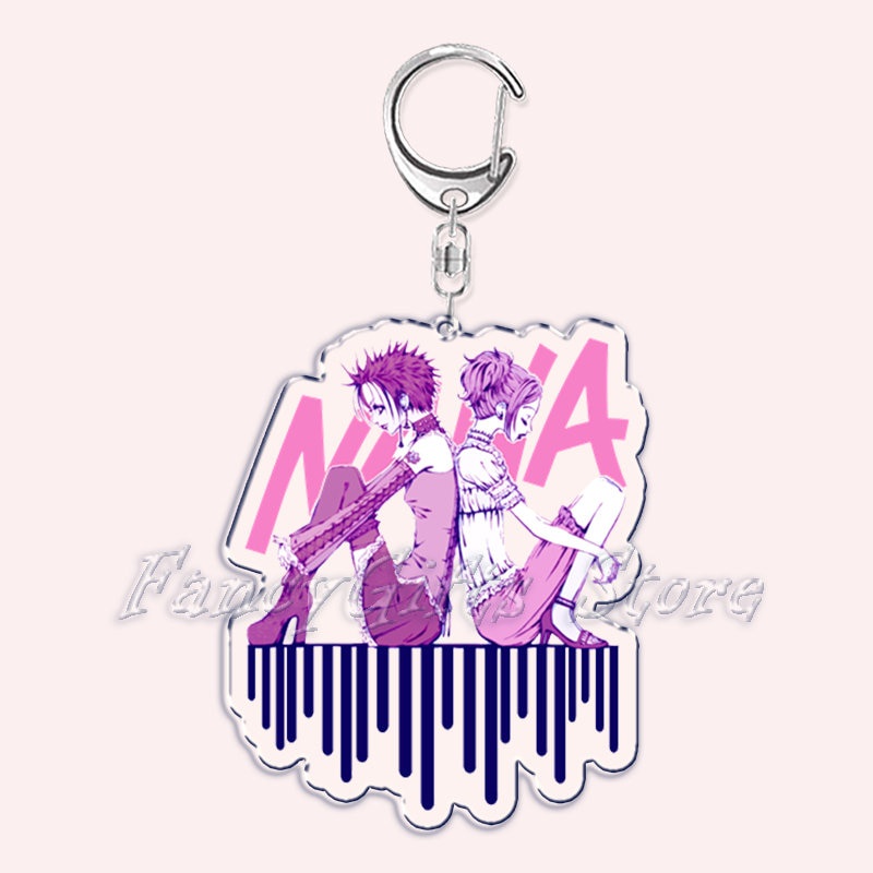 Móc khoá Nana Anime Keychain for Accessories Bag Best Friends Black Stones Komatsu Osaki Phụ kiện trang trí chibi cute