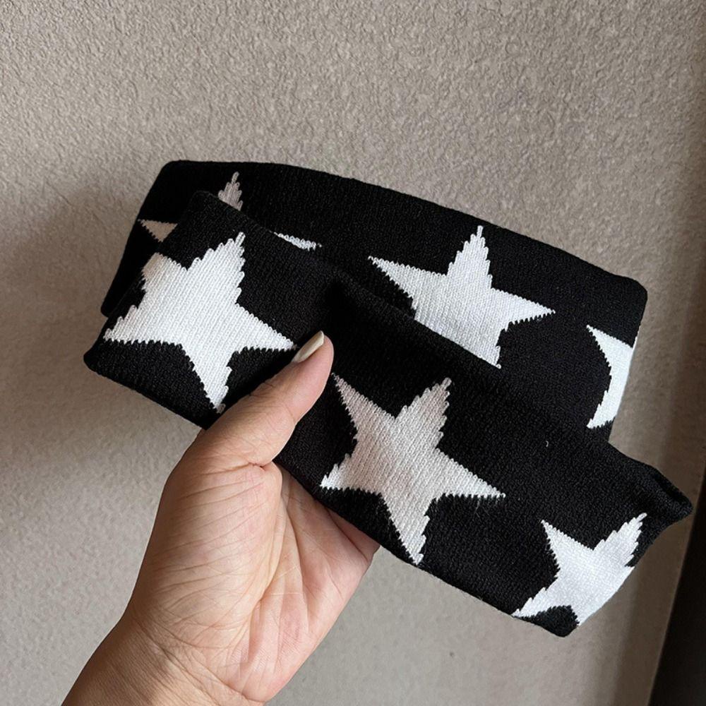 Fuhui Băng Đô turban nylon Co Giãn Họa Tiết Ngôi Sao / Lượn Sóng Phong Cách Hàn Quốc