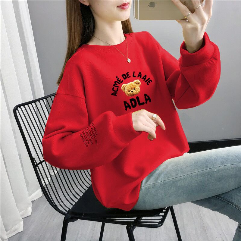 Áo sweater Mỏng Cổ Tròn Tay Dài Dáng Rộng Thời Trang Xuân Thu Phong Cách Hàn Quốc 2023 Cho Nữ