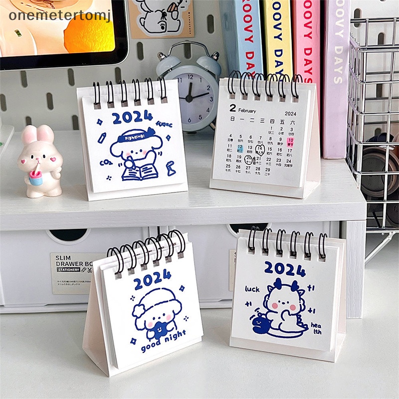 Onemetertomj Lịch Để Bàn 2024 mini diy Hình Rồng Dễ Thương