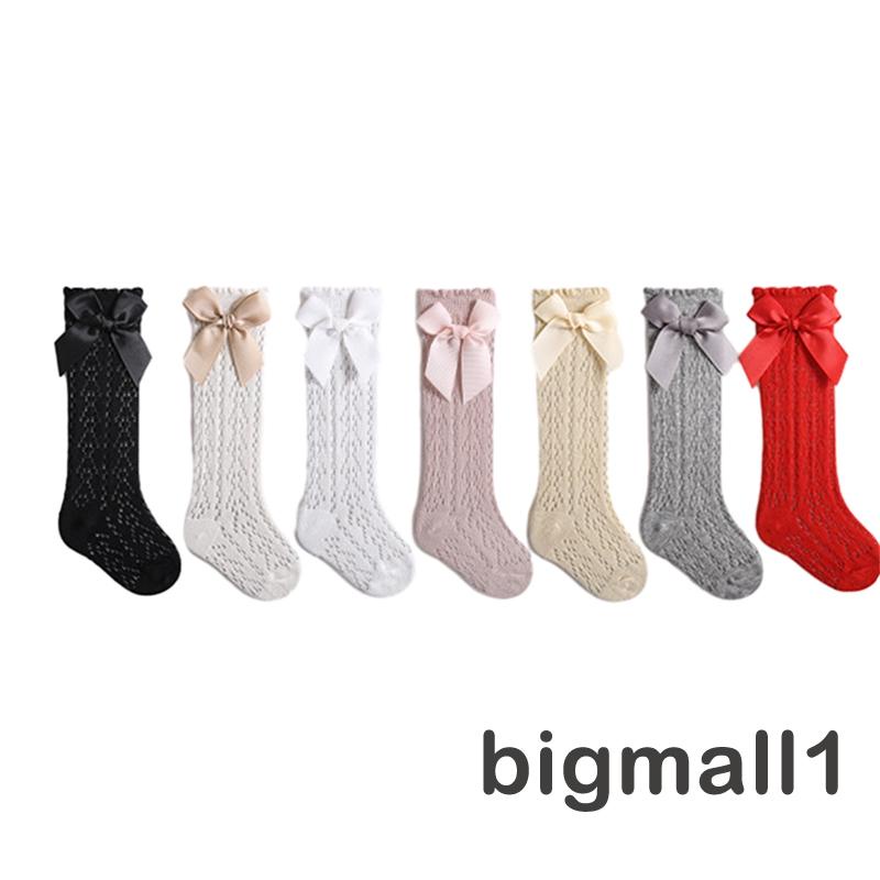 Đôi Tất Chân Lưới Đính Nơ Dễ Thương Cho Bé Gái 0-3 Tuổi