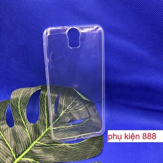 Ốp lưng HTC One E9 Dual silicone trong suốt