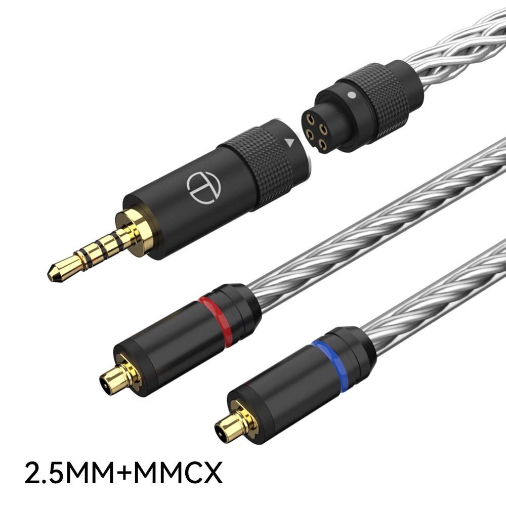 Dây Cáp Tai Nghe TRN T3 PRO 8 Lõi Bạc Nguyên Chất 2.5 / 3.5MM / 4.4MM Cho TRN V90 VX BA15 BAX ST1 TA1 MAX