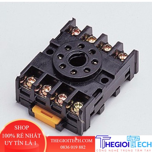 Đế relay / Timer chân tròn 8 chân đa năng