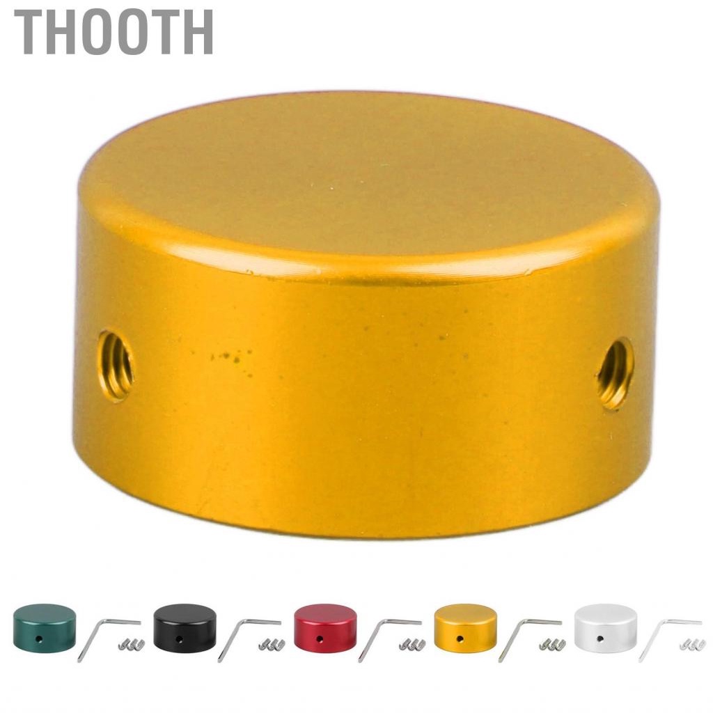 Thooth Guitar Effect Pedal Knob Hat  Aluminum Stylish Footswitch Topper Multi Functional for Replacement