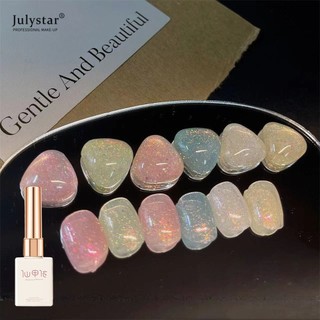 6 màu opal sơn móng tay 15ml sơn móng tay nổ opal vỡ khoan sơn móng tay sơn móng tay sơn móng tay dụng cụ làm móng julystar
