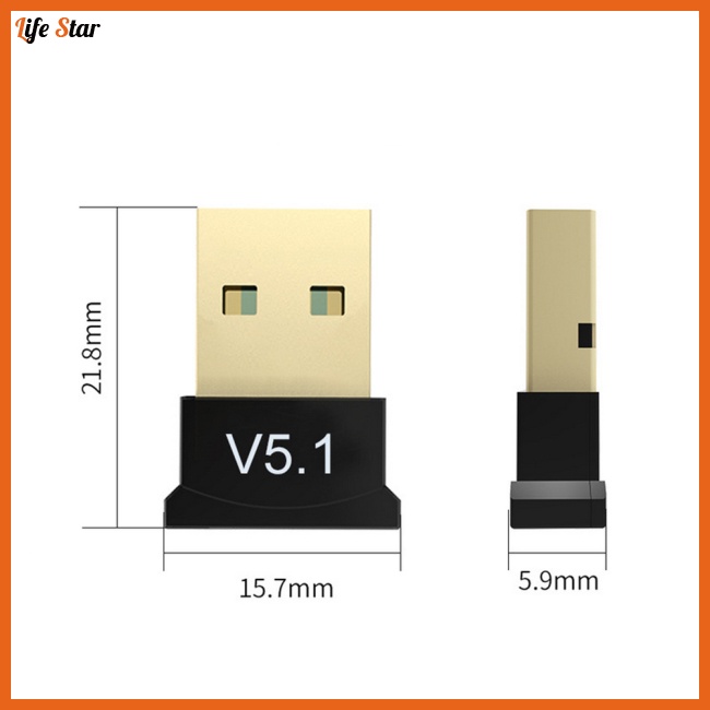 Usb Nhận Tín Hiệu bluetooth 5.1 lifestar v5.1 Cho pc laptop