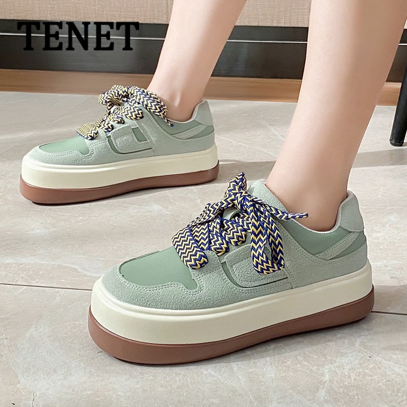 TENET  thể thao nữ giày giày thể thao nữ đáy dày  Chống trơn trượt Đàn hồi Lịch sự Thoáng khí FYD2390RJU37Z230915