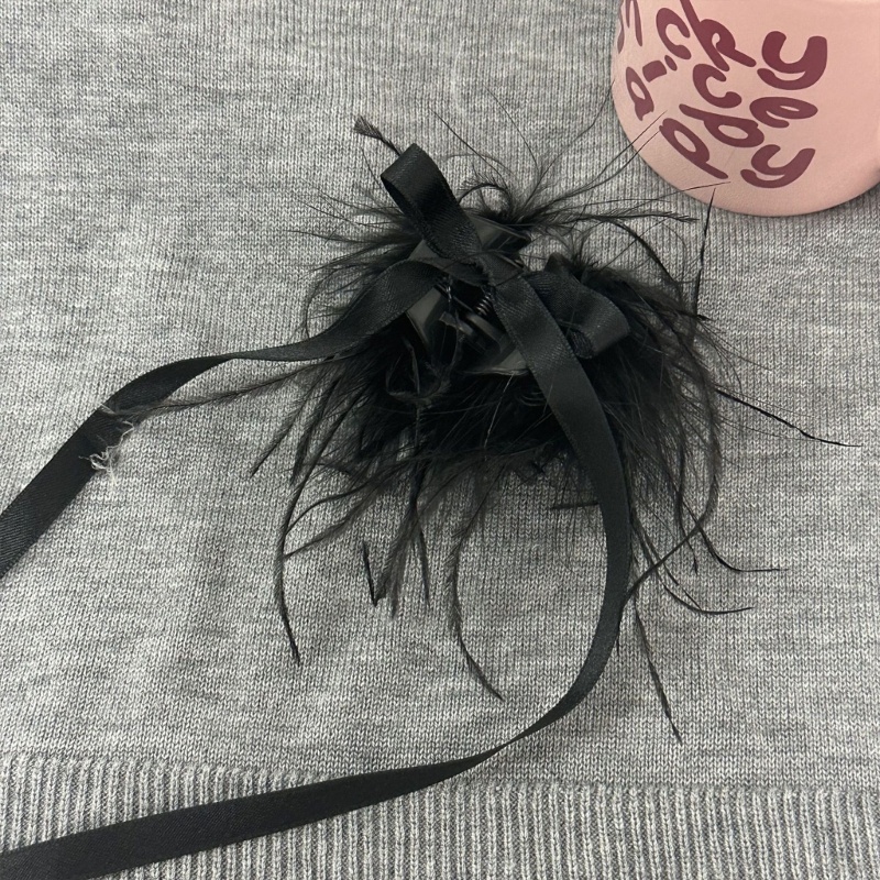 Kẹp Tóc Ruy Băng Dài y2k Hình Trái Tim Dễ Thương