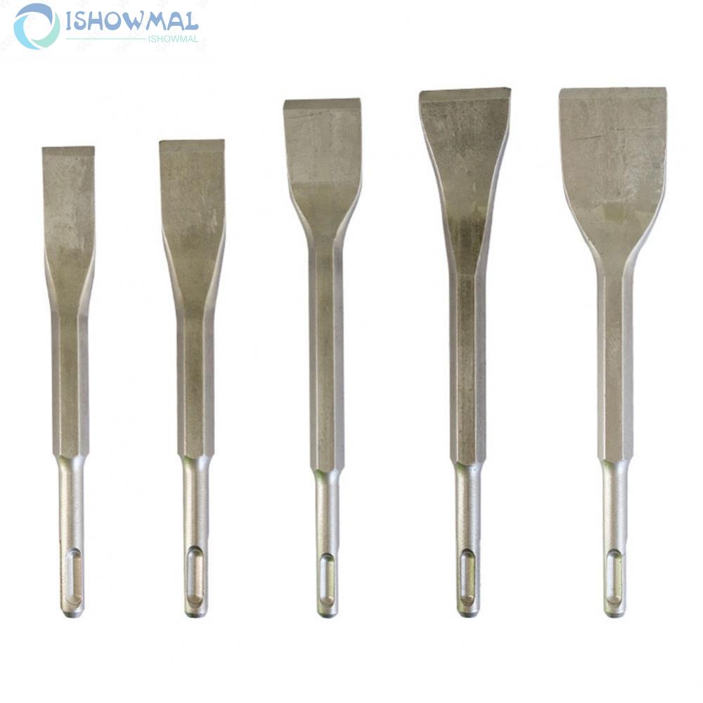 [ISHOWMAL-VN]Chisel Bit For Electric Hammer Hand Tools Impact Drill Bit Round Shank-New In 9-