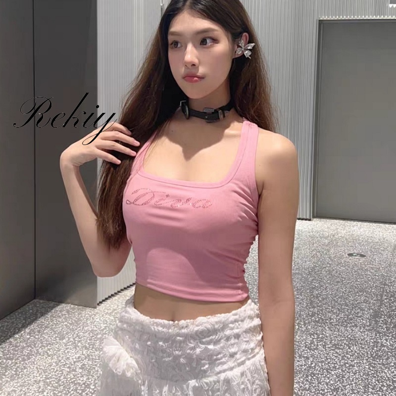 Áo Tank Top Cổ Chữ U Không Tay Hàng Mới 2023