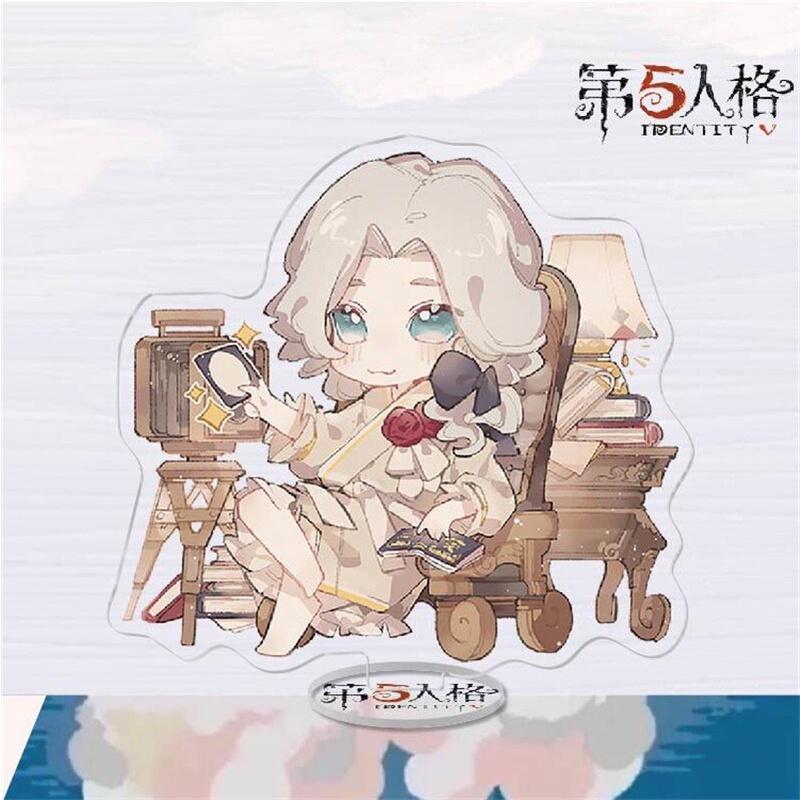 Mô hình Standee Game Identity V Cartoon Gardener Doctor Painter Geisha để bàn tượng nhựa acrylic trong suốt