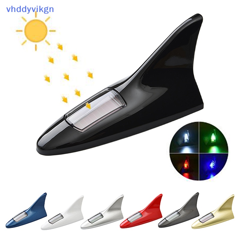 Ăng Ten Vây Cá Mập Có Đèn led Sử Dụng Năng Lượng Mặt Trời Cho Xe Hơi vn