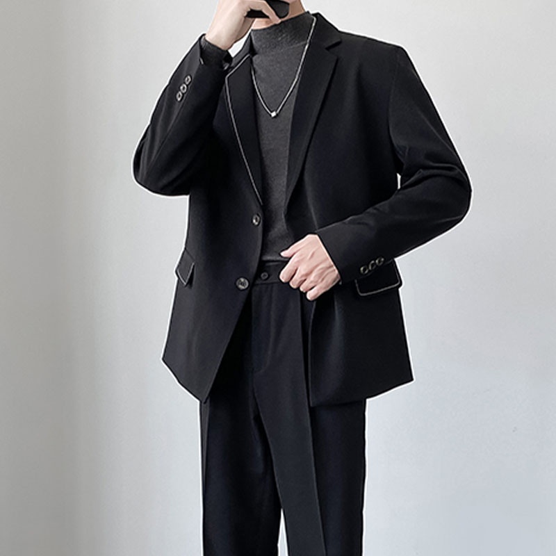 INCERUN Áo Vest Tay Dài Màu Sắc Thanh Lịch Thời Trang Cho Nam