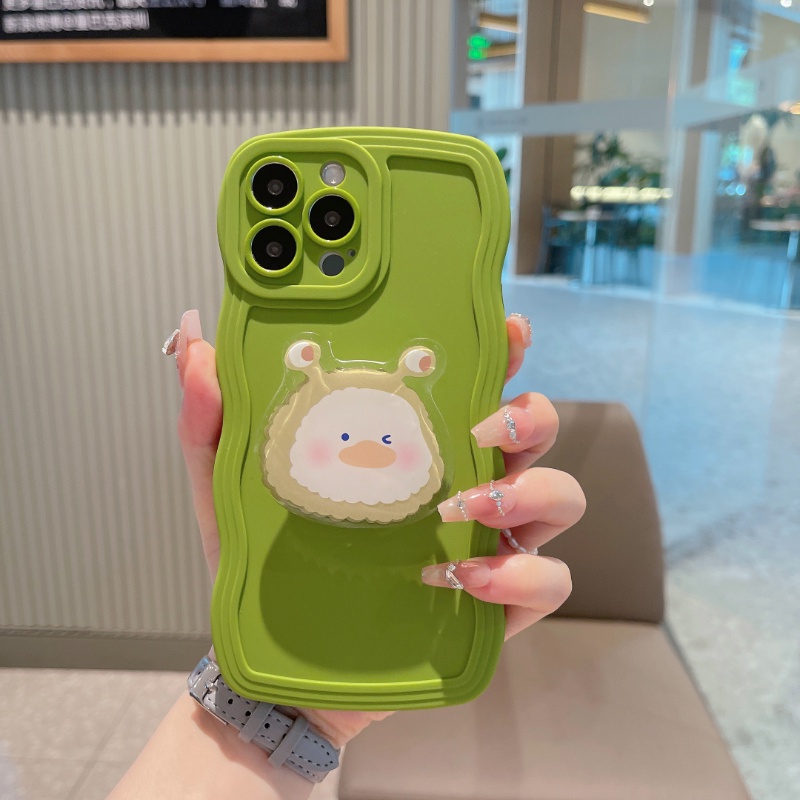 Ốp Điện Thoại Silicon Có Giá Đỡ Hình Trái Bơ Cho iphone 7 7 plus 8 8plus xs xr 11 12 13 14 pro plus promax