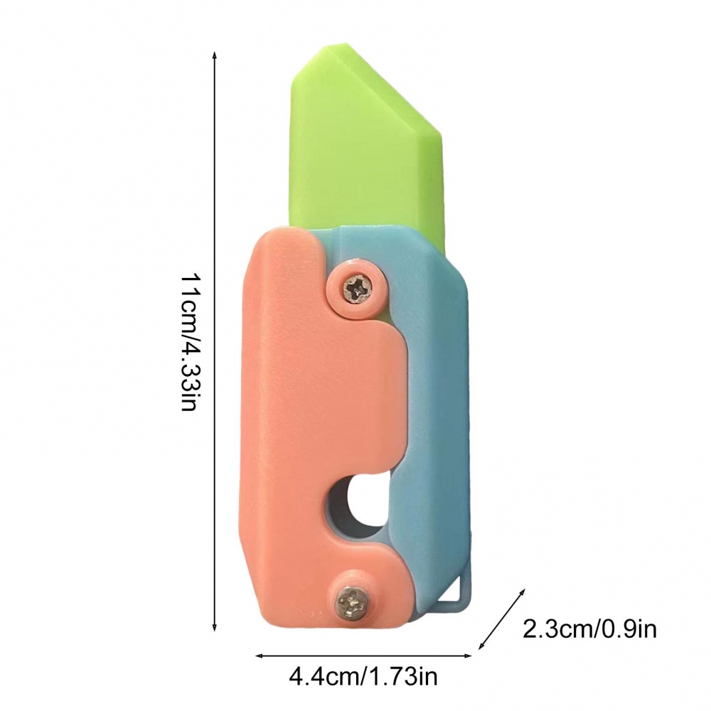 Đồ Chơi Hình Dao / Cà Rốt / Dao In 3d Bằng Nhựa Giúp Giảm Căng Thẳng
