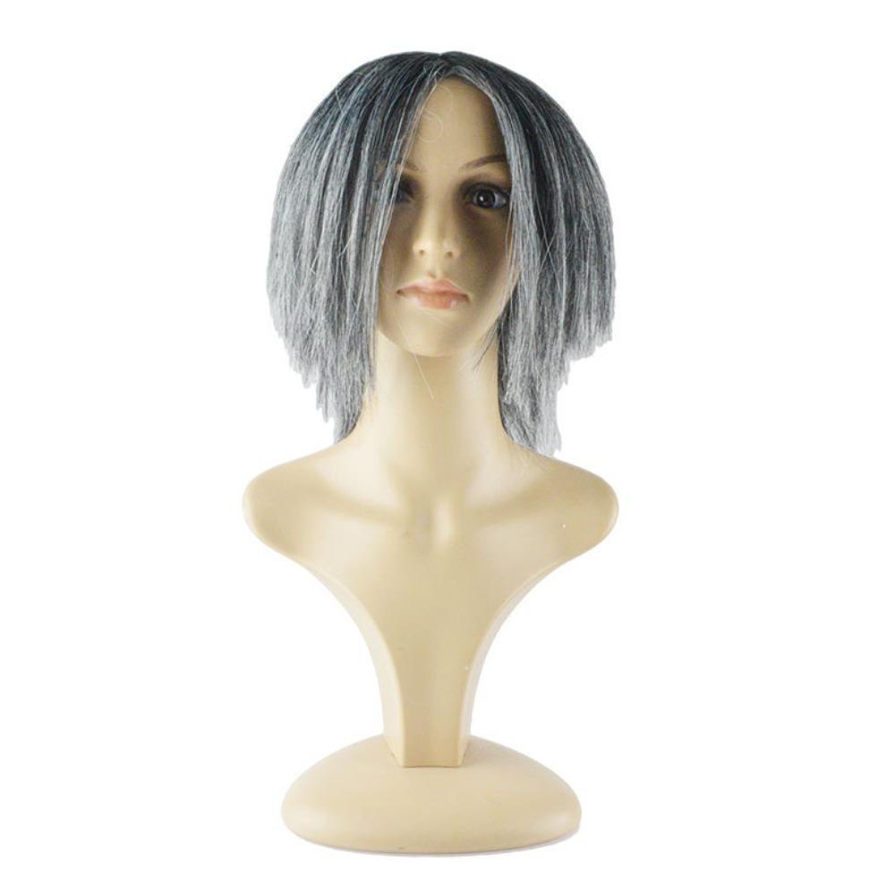 Bộ Tóc Giả Râu Giả Màu Xám Vui Nhộn Thời Trang Hóa Trang Tiệc halloween Cho Nam