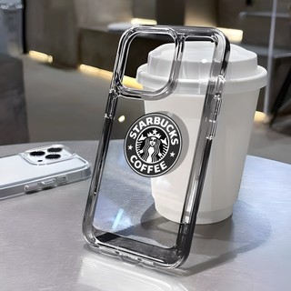 Starbuck coffee Cho samsung a12 a03s a11 a03 a23 a14 a13 a04e a04s a53 a73 a33 a52 a51 a71 a72 a22 a32 a02 Ốp Điện Thoại tpu Mềm Trong Suốt Có Túi Khí In Chữ