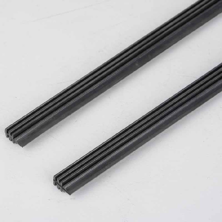 2pcs 28" 6mm Universal Car Rubber Frameless Windshield Wiper Blade Refill